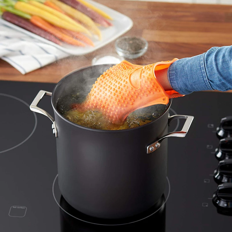شواء سيليكون شواء قفازات قفازا - مراجعة Oven Mitt Silicone وسعره