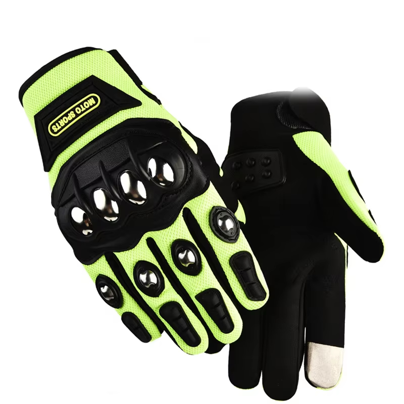قفازات تكتيكية فولاذية للسلامة - مراجعة Motorcycle Glove Knuckle وسعره