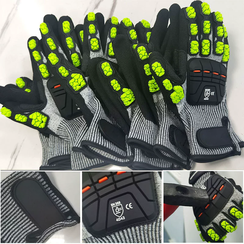 قفازات واقية من HPPE مضادة للق - مراجعة Cut Resistant Glove وسعره
