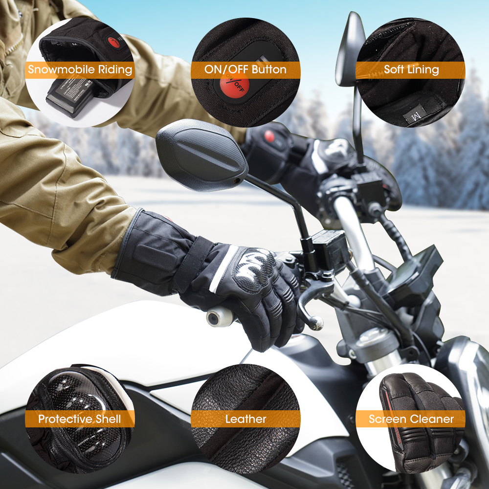 قفازات للدراجات النارية تعمل ب - مراجعة Heat Resistant Glove وسعره