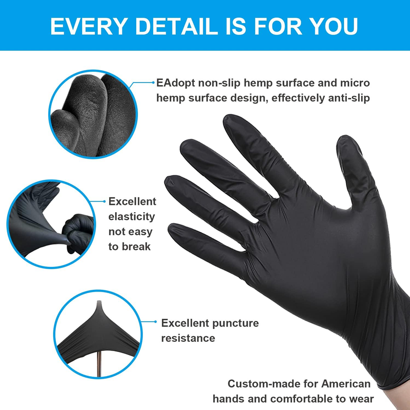 20/50/100 قطعة قفازات النتريل  - مراجعة Nitrile Mechanic Glove وسعره