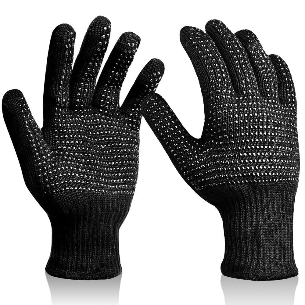 قفازات مقاومة للحرارة مع نتوءا - مراجعة Heat Resistant Glove وسعره