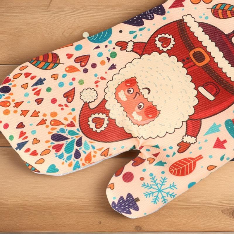عيد الميلاد قفازات الفرن وعاء  - مراجعة Oven Mitt Silicone وسعره