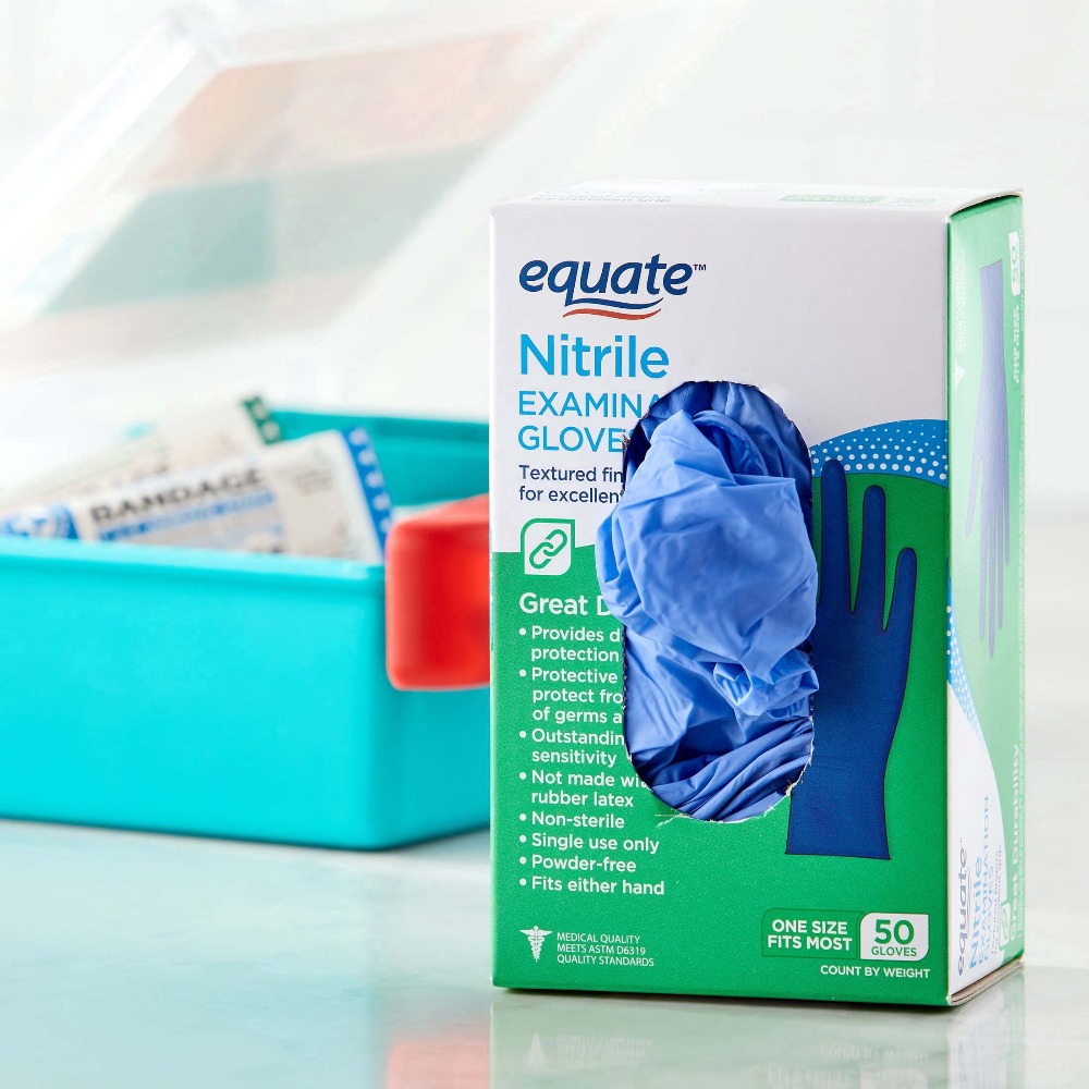 قفازات نيتريل للفحص الطبي من إ - مراجعة Exam Glove Nitrile وسعره