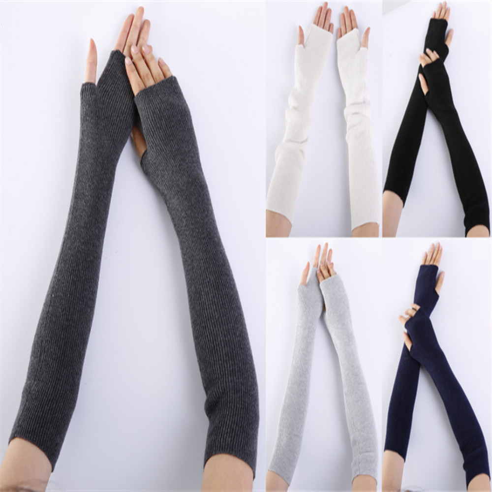 للجنسين الرجال السيدات أصابع ق - مراجعة Fingerless Glove Knit وسعره
