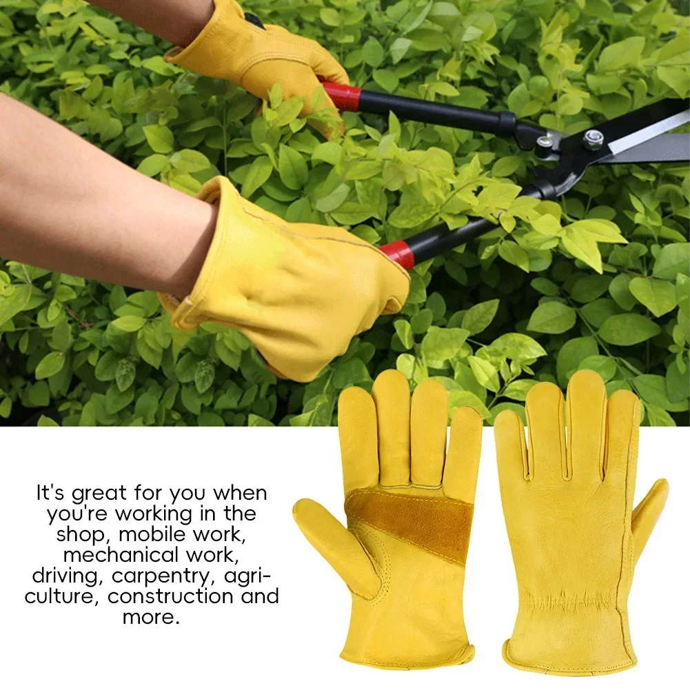 قفازات عمل جلدية آمنة للحدائق  - مراجعة Leather Driving Glove وسعره