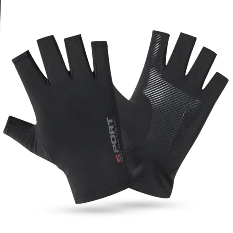 1 زوج نصف اصبع قفازات ركوب الد - مراجعة Cycling Glove Padded وسعره