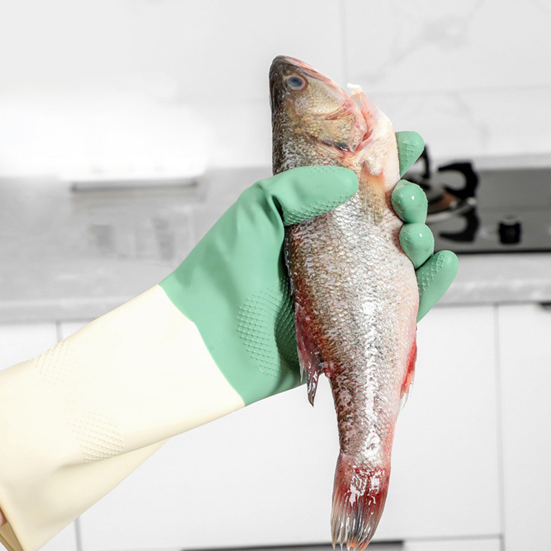 قفازات مطبخ سميكة، قفازات غسيل - مراجعة Dish Glove Rubber وسعره