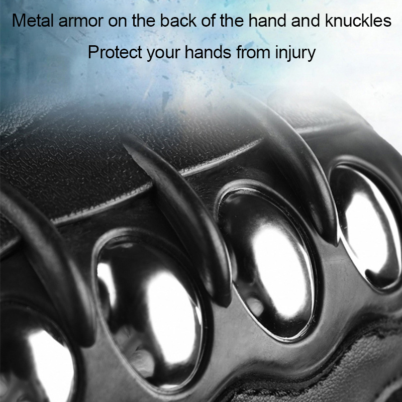 قفازات دراجات نارية للرجال، قف - مراجعة Motorcycle Glove Knuckle وسعره