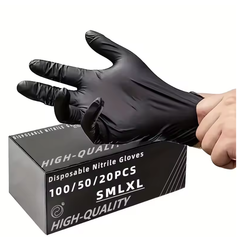 100/50/20 قطعة قفازات النتريل  - مراجعة Nitrile Mechanic Glove وسعره