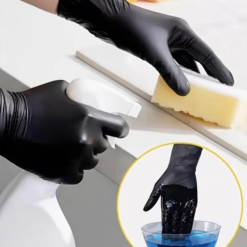 100/50/20 قطعة قفازات النتريل  - مراجعة Nitrile Mechanic Glove وسعره
