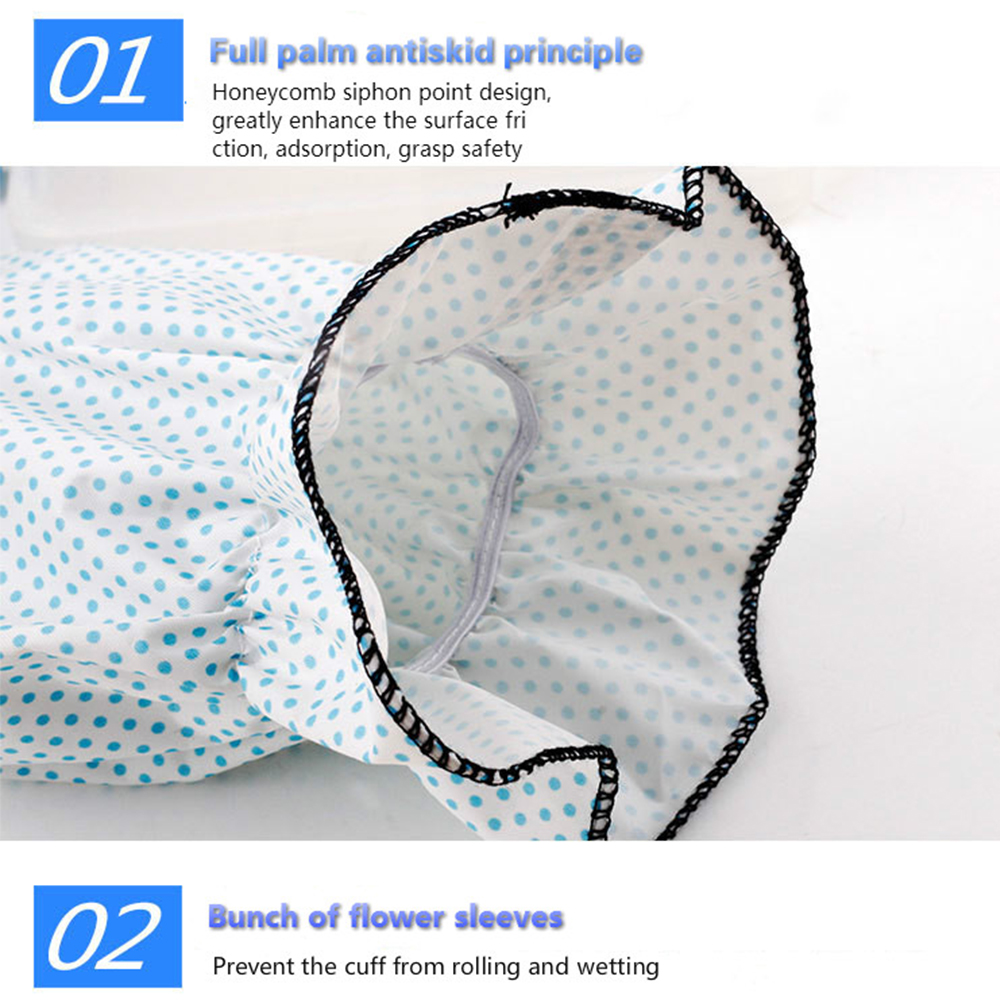 قفازات مطبخ مطاطية طويلة الأكم - مراجعة Dish Glove Rubber وسعره