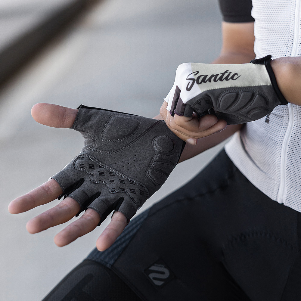 Santic للجنسين نصف قفازات ركوب - مراجعة Gardening Glove Waterproof وسعره