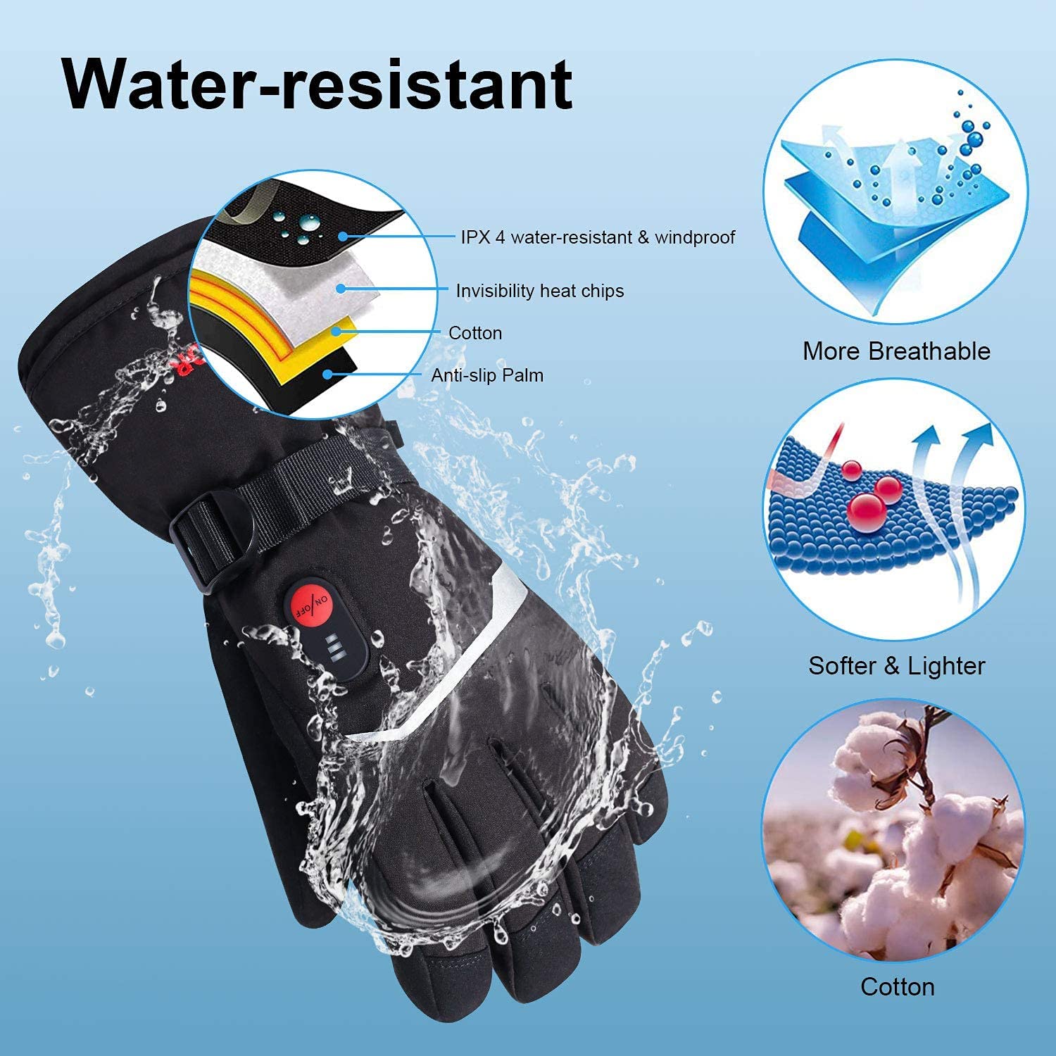 قفازات تزلج حرارية لأيل الثلج  - مراجعة Heat Resistant Glove وسعره