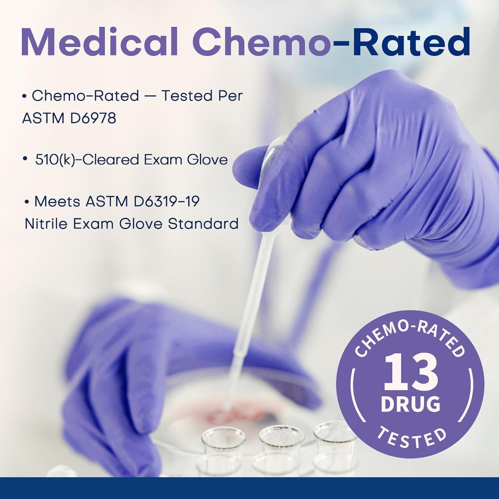 قفازات النتريل للاستخدام مرة و - مراجعة Exam Glove Nitrile وسعره