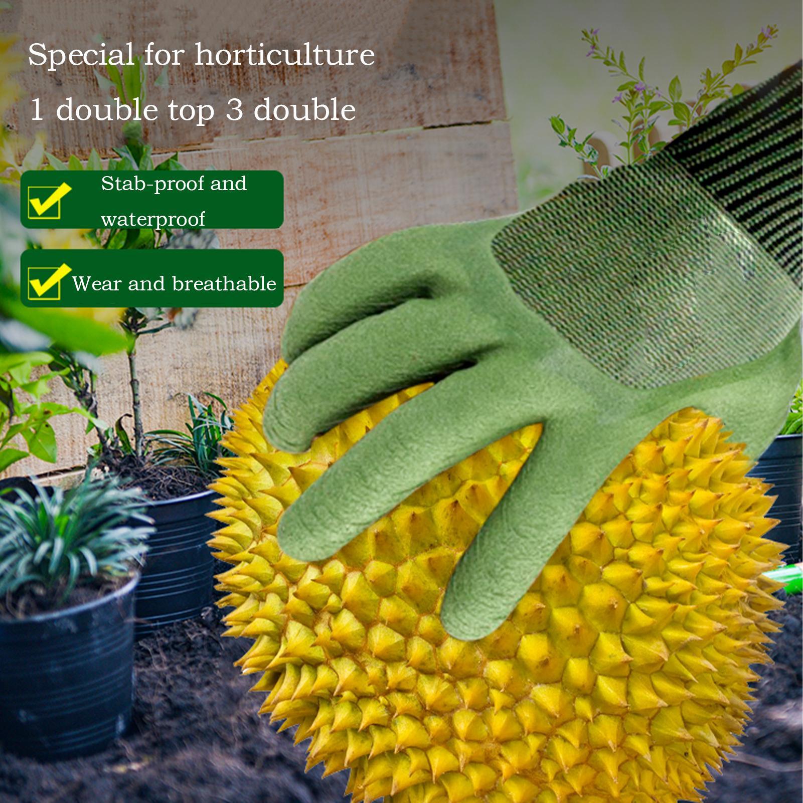 قفازات حدائق من اللاتكس مقاومة - مراجعة Gardening Glove Waterproof وسعره