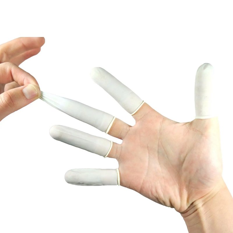 قفازات مطاطية بغطاء أصابع للاس - مراجعة Latex Disposable Glove وسعره