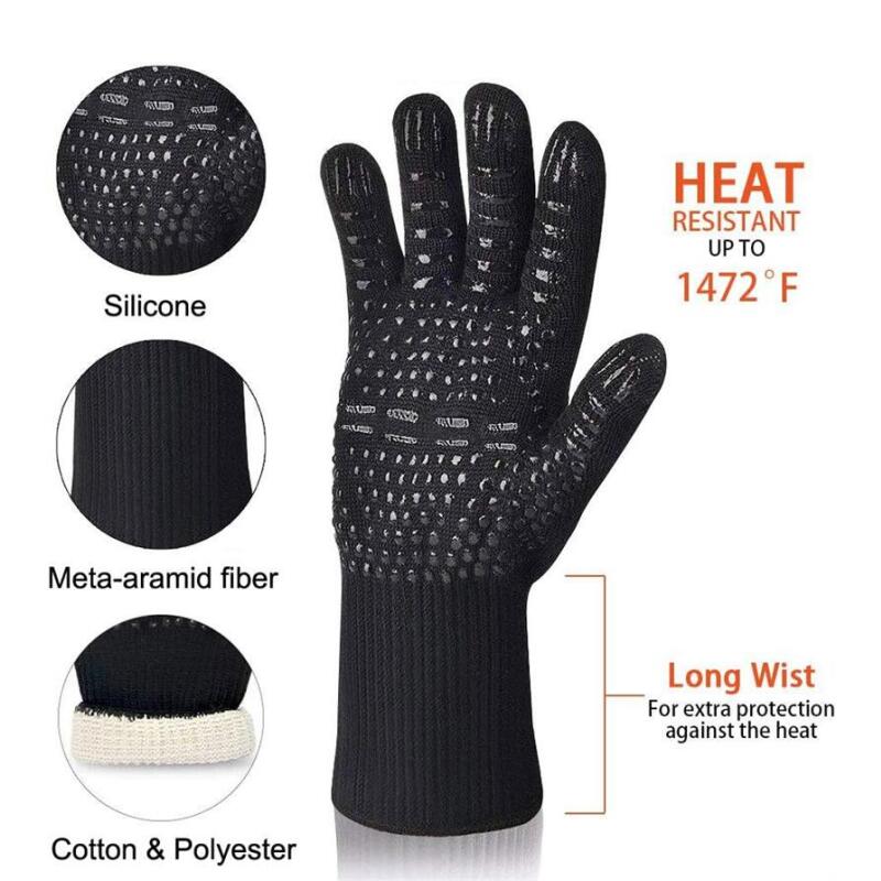 قفازات واقية من السيليكون مقاو - مراجعة Oven Mitt Silicone وسعره