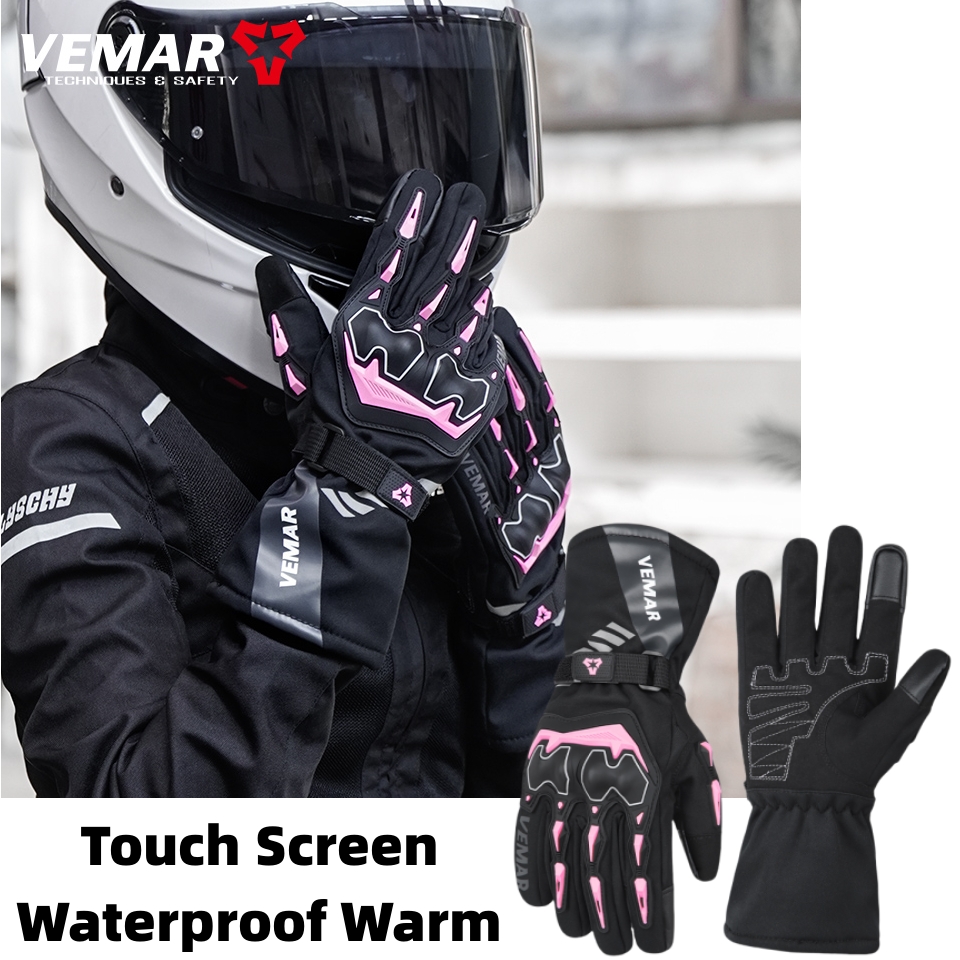 VE-01 مقاوم للماء الشتاء دراجة - مراجعة Winter Glove Insulated وسعره
