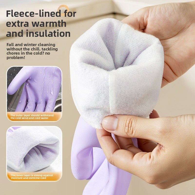 قفازات شتوية دافئة مقاومة للما - مراجعة Dish Glove Rubber وسعره