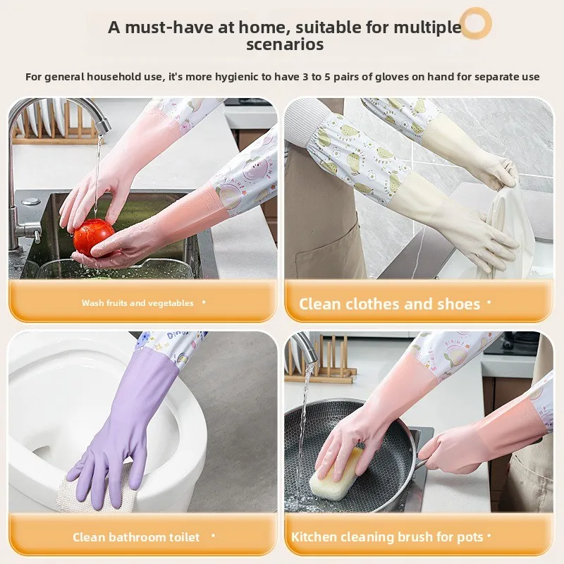 قفازات شتوية دافئة مقاومة للما - مراجعة Dish Glove Rubber وسعره
