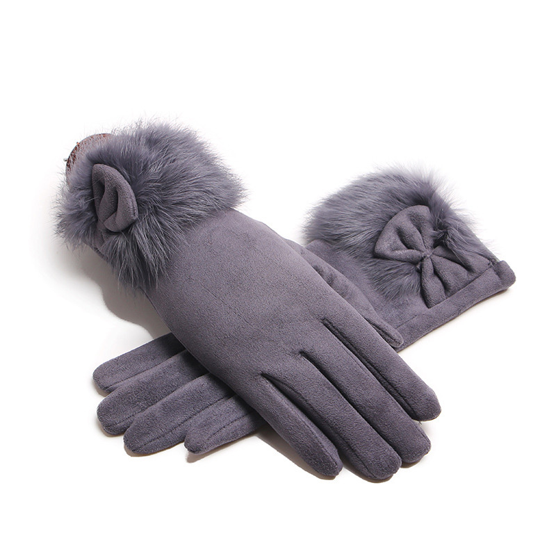 الشتاء الإناث جلد الغزال القوس - مراجعة Leather Driving Glove وسعره