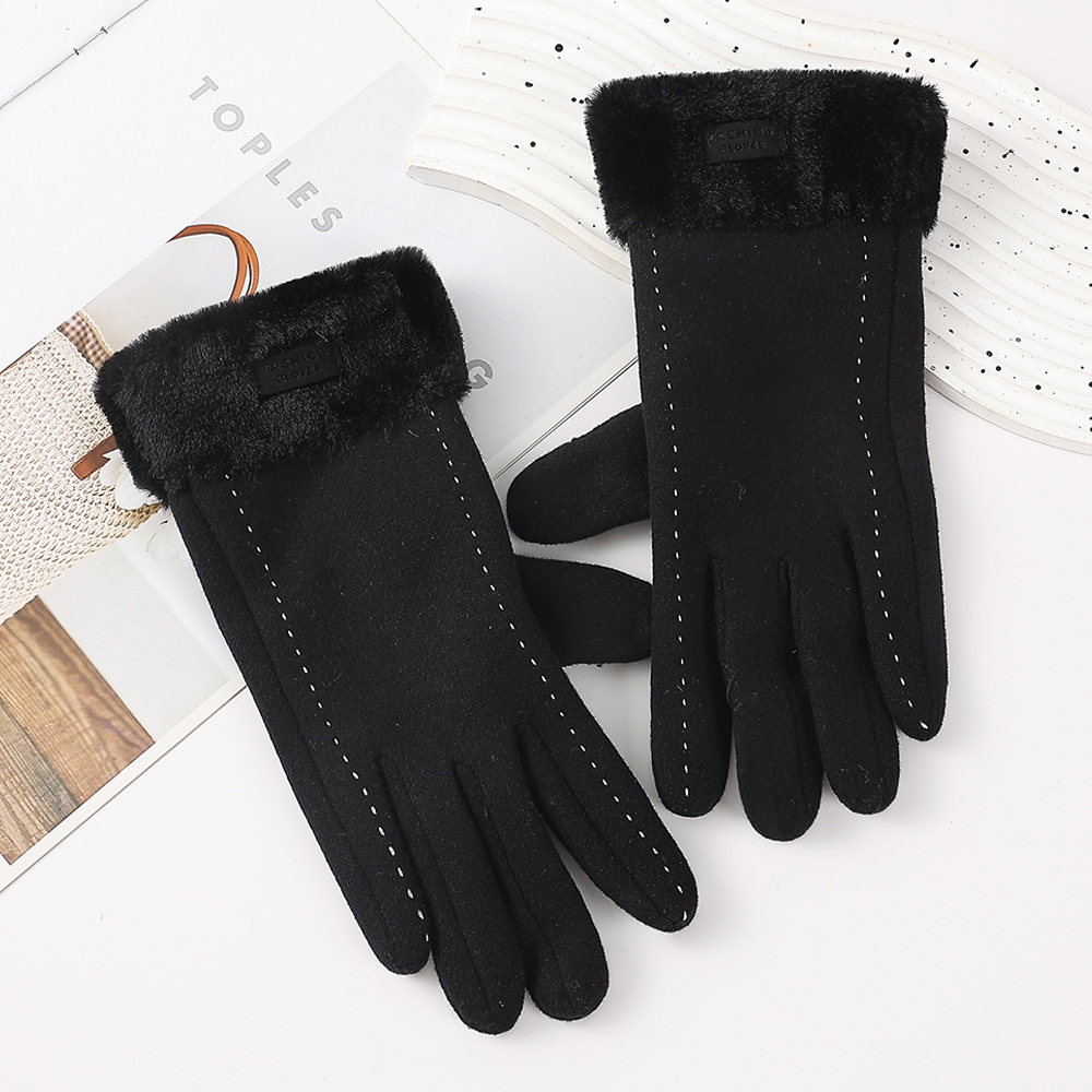 قفازات نسائية صوفية مبطنة بشاش - مراجعة Wool Glove Lined وسعره