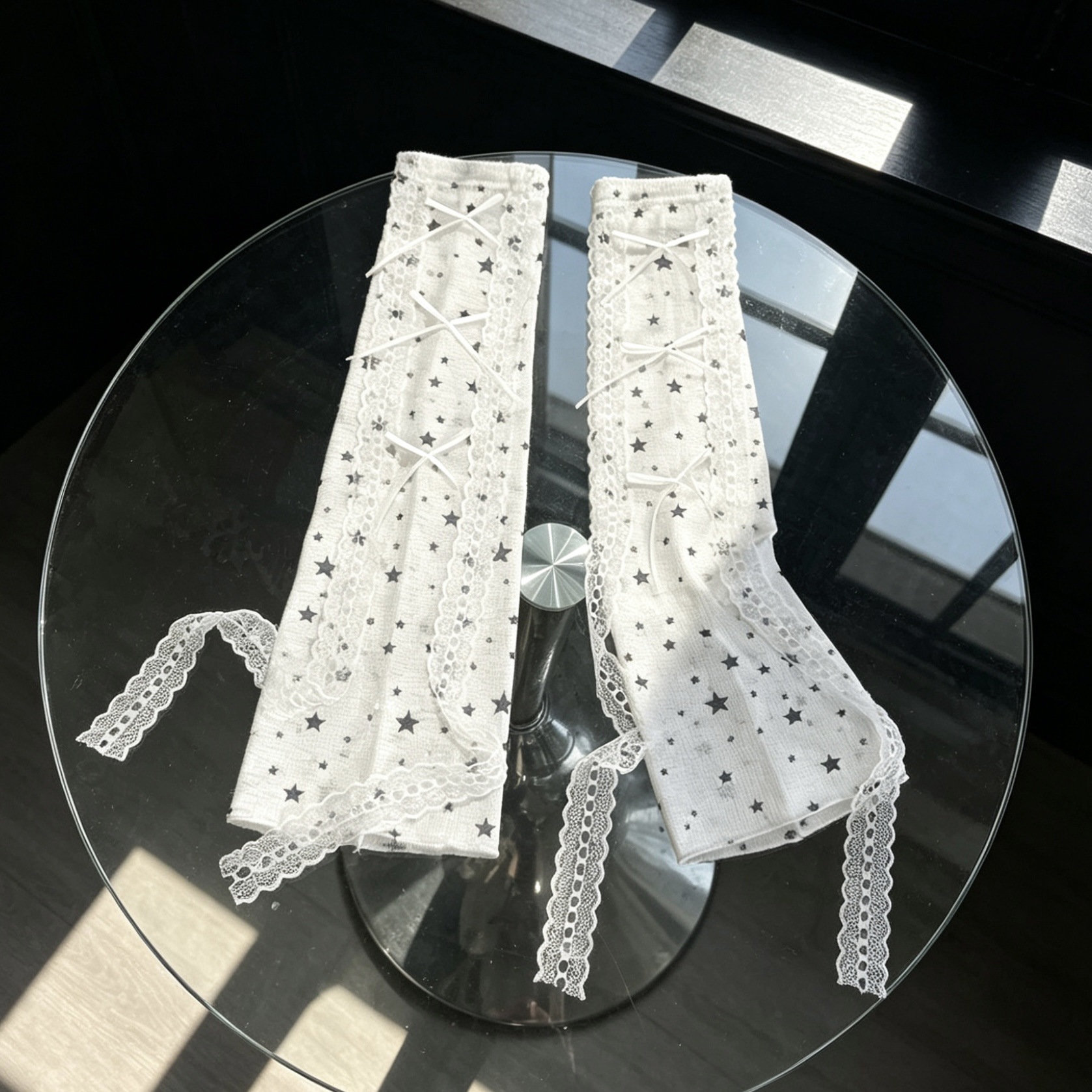 أكمام دانتيل طويلة بدون أصابع  - مراجعة Fingerless Glove Knit وسعره