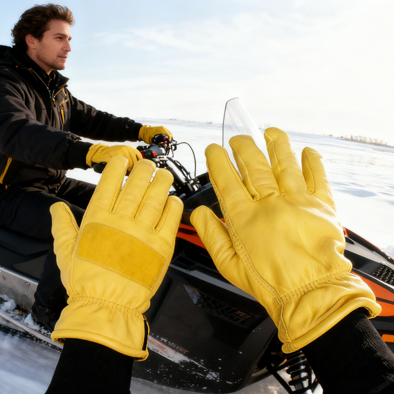 قفازات شتوية للرجال للدراجات ا - مراجعة Winter Glove Insulated وسعره