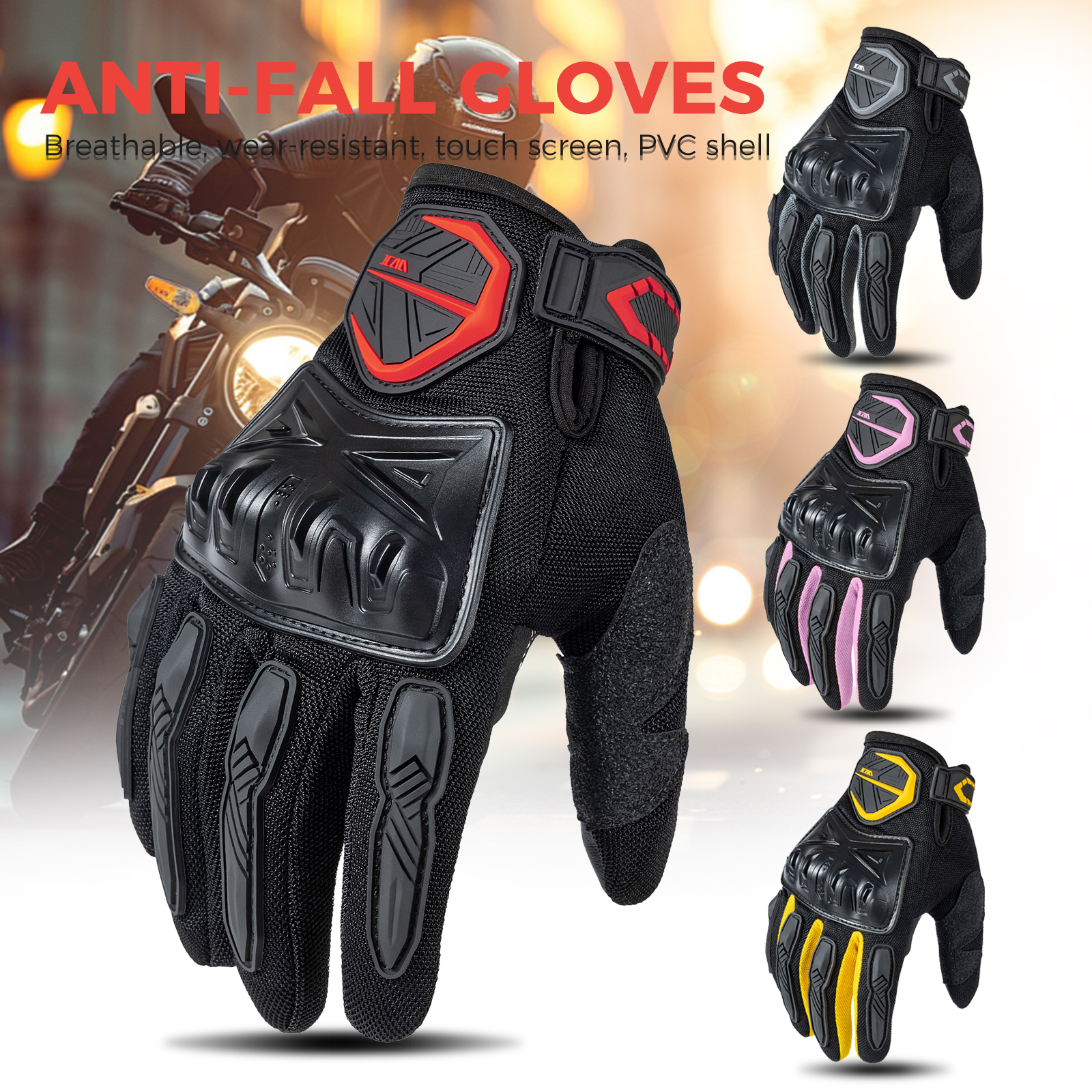 قفازات صيفية للدراجات النارية  - مراجعة Cycling Glove Padded وسعره