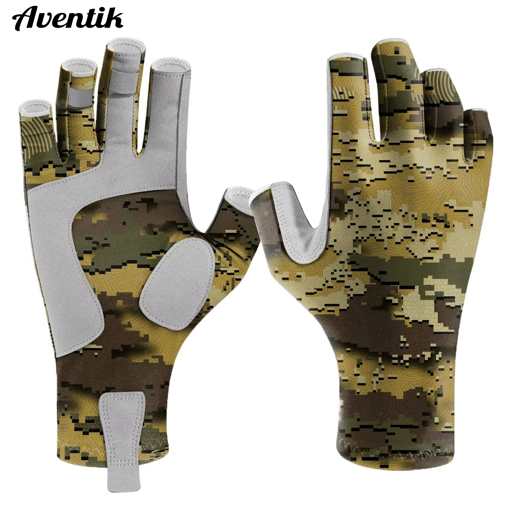 قفازات صيد السمك بدون أصابع من - مراجعة Cycling Glove Padded وسعره