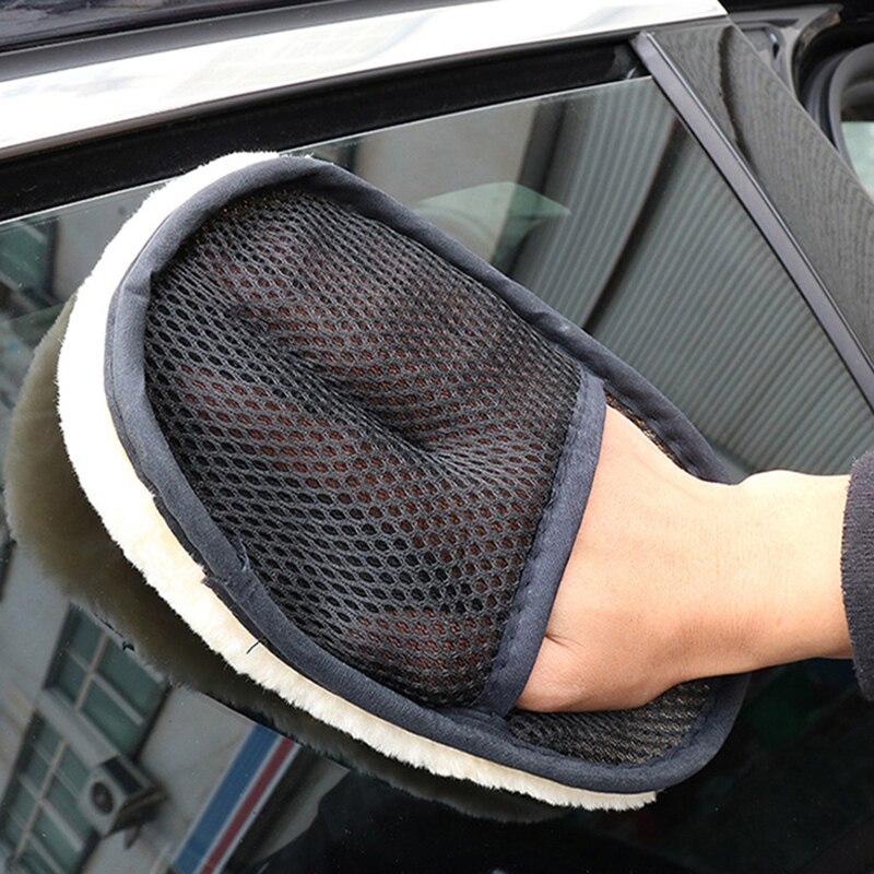 منتجات غسيل السيارات ، فرشاة ت - مراجعة Wool Glove Lined وسعره