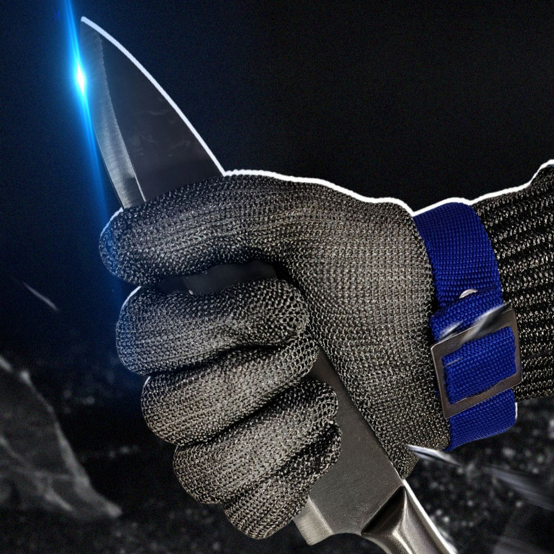 مكافحة قطع شبكة قفاز معدني سلا - مراجعة Cut Resistant Glove وسعره
