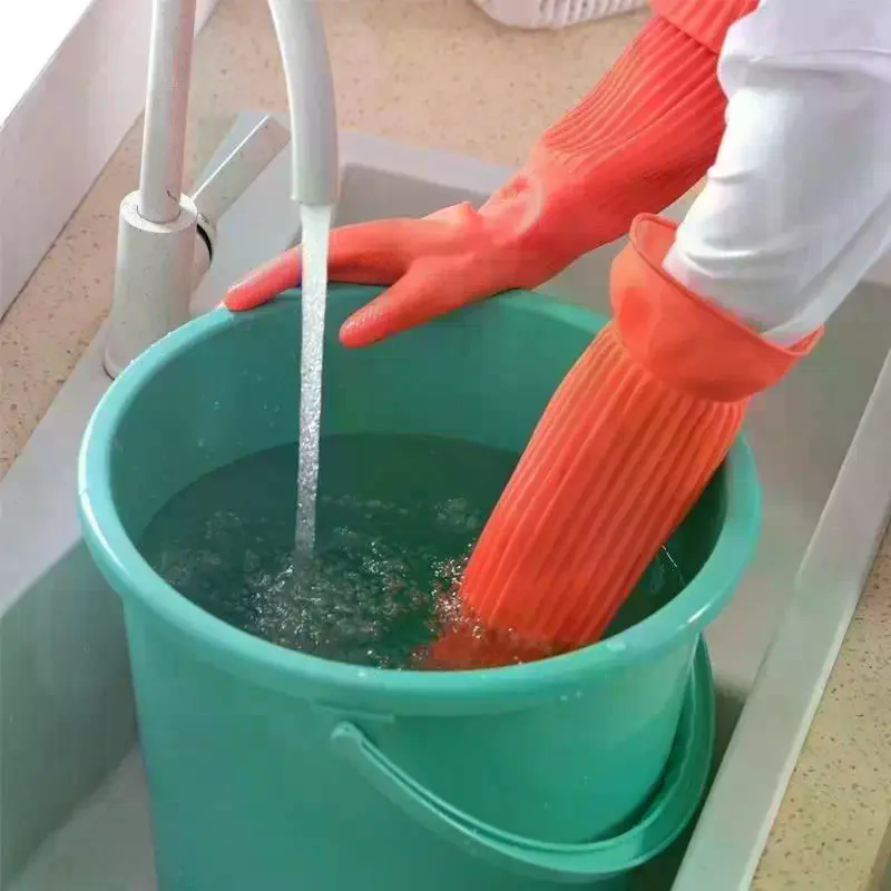 قفازات طويلة قابلة لإعادة الاس - مراجعة Dish Glove Rubber وسعره