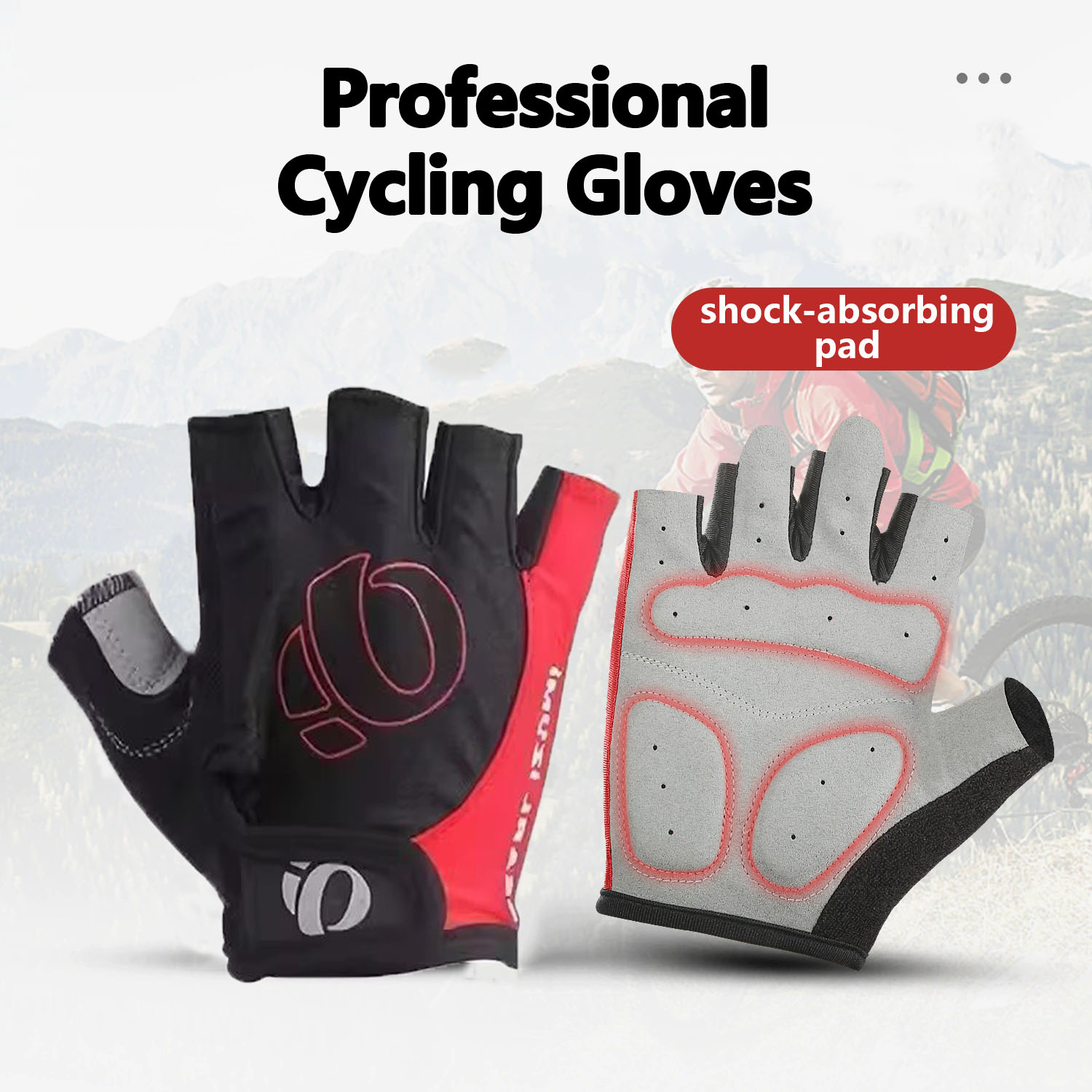 قفازات ركوب الدراجات الخارجية  - مراجعة Cycling Glove Padded وسعره
