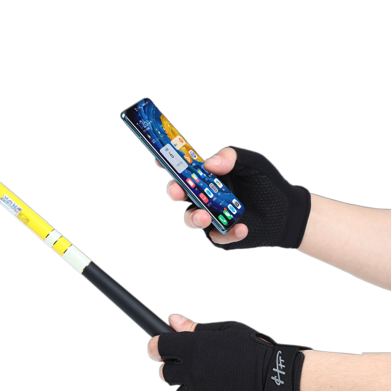 1 زوج الصيد قفازات نصف الاصبع  - مراجعة Cycling Glove Padded وسعره