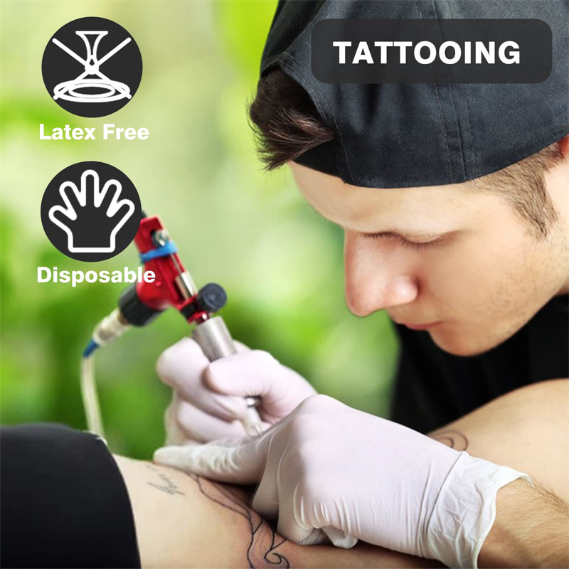 قفازات النتريل البيضاء القابل  - مراجعة Exam Glove Nitrile وسعره