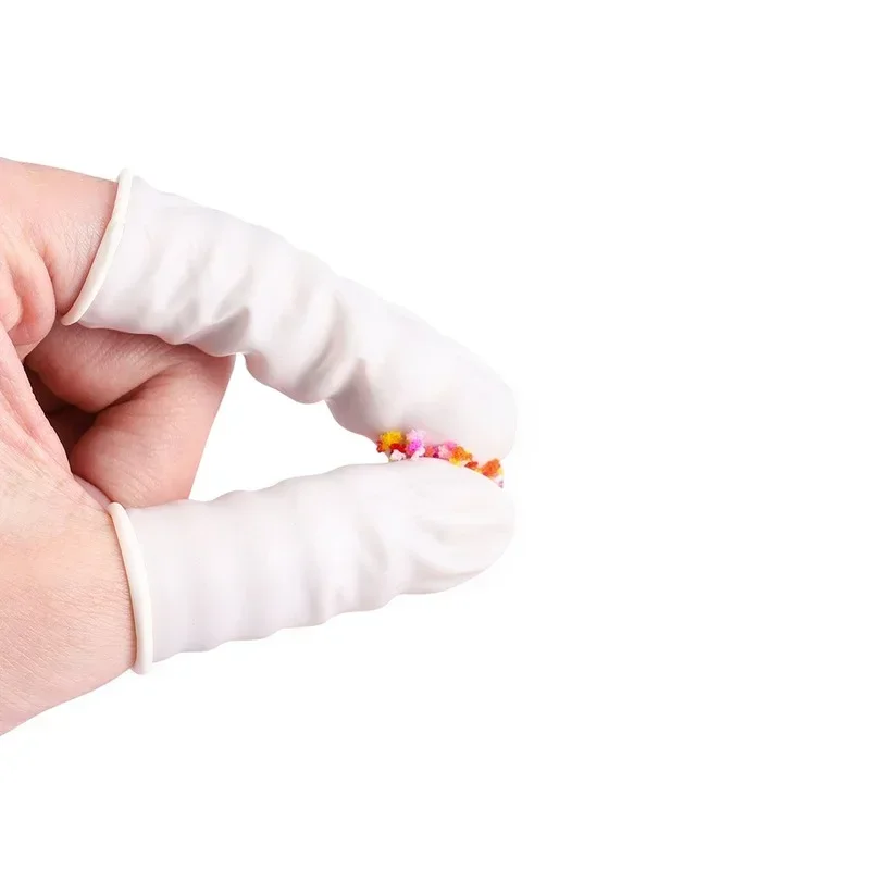 100/50/30 قطعة من أغطية الأصاب - مراجعة Latex Disposable Glove وسعره